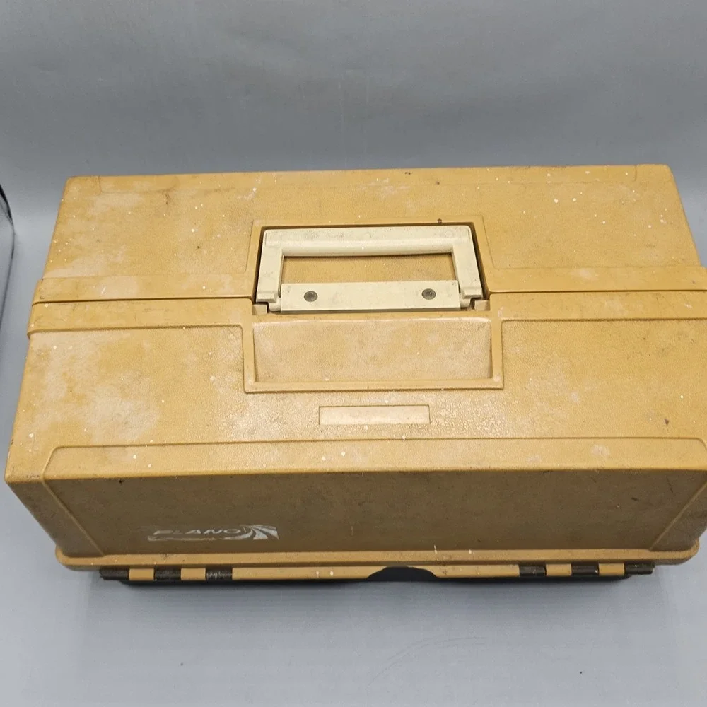 Vintage Plano 8108 8 Tray Tackle Box Made In USA